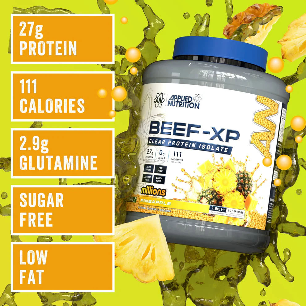 BEEF-XP Beef Protein Isolate 1,8kg Millions Pineapple