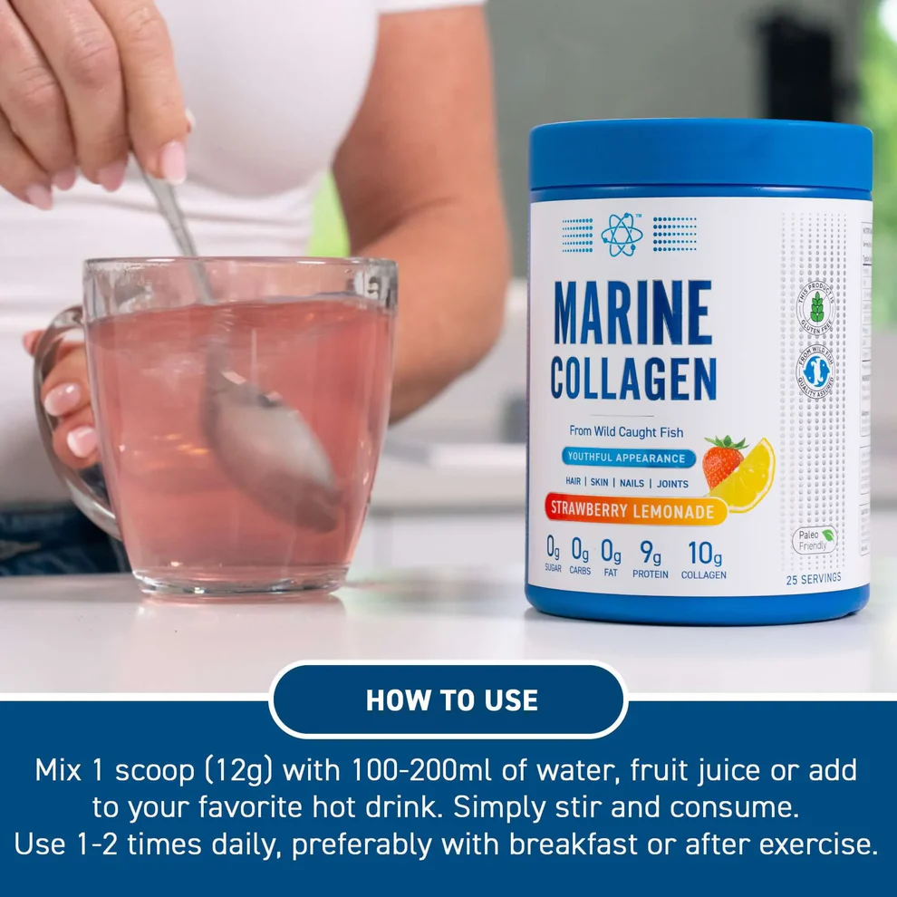 Marine Collagen Powder 300 g Cherry Apple