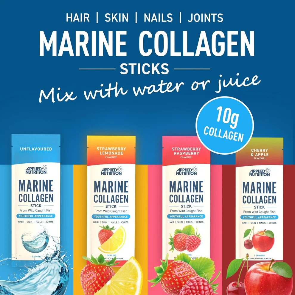 Marine Collagen Stick Pack 12 g x12 Cherry Apple