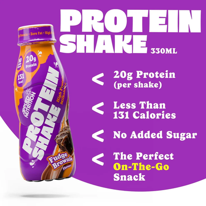 RTD High Protein Shake 330ml Fudge Brownie
