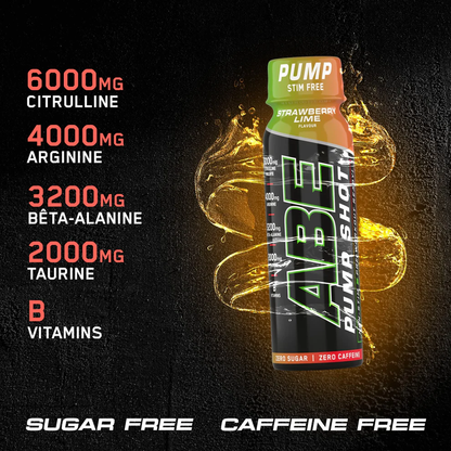 ABE Pump Shot 100ml Strawberry Lime