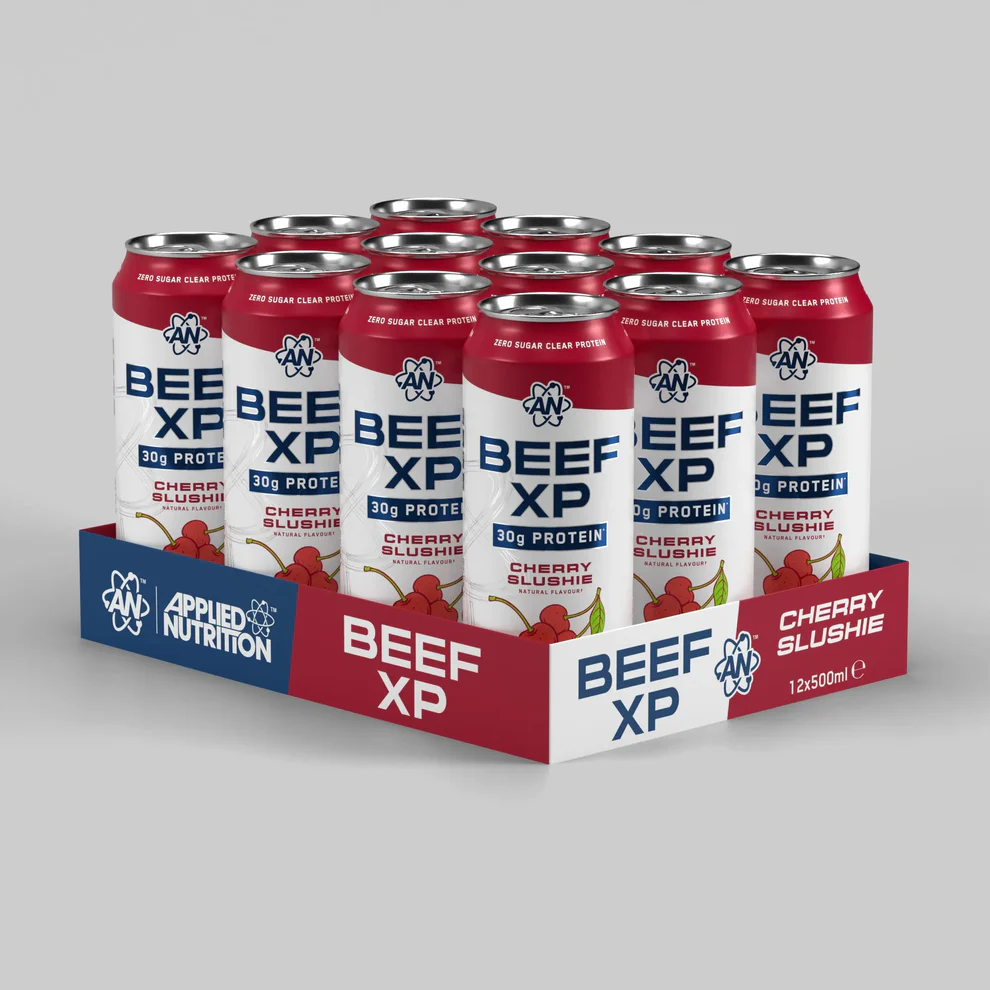 BEEF XP Carbonated Protein Drink 500ml Cherry Slushie