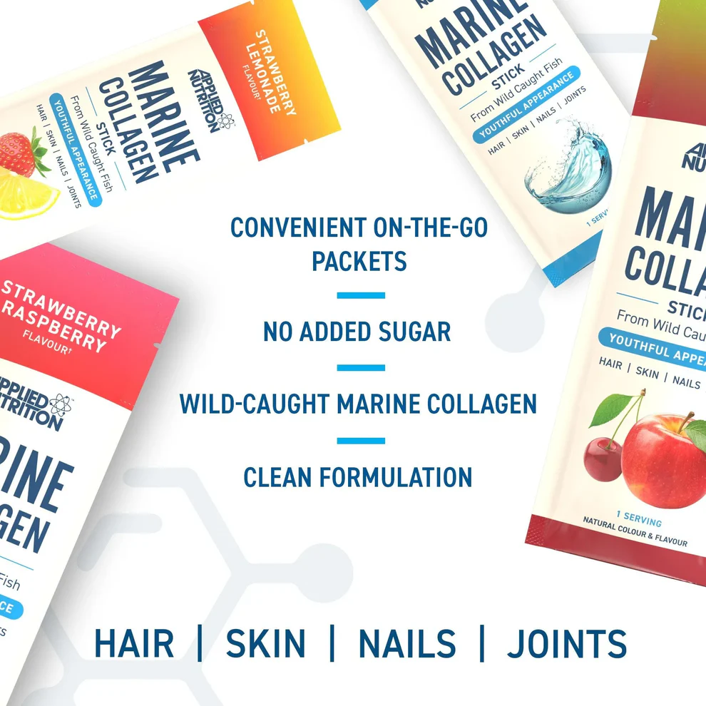 Marine Collagen Stick Pack 12 g x12 Cherry Apple