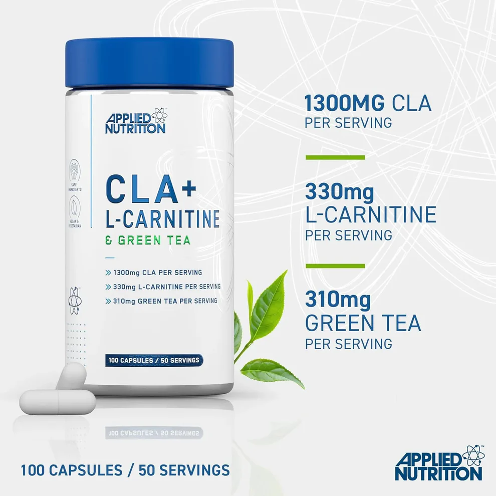 CLA + L-Carnitine + Green Tea - 100 Soft V-caps