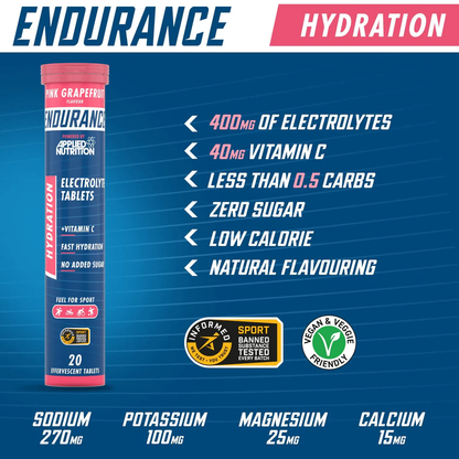 Hydration Electrolyte Tablets 20x4g Orange