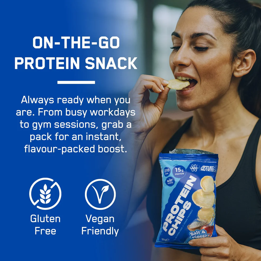 Protein Chips 50g 7-pack Salt & Vinegar