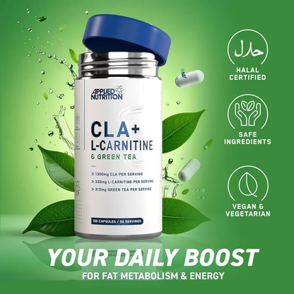 CLA + L-Carnitine + Green Tea - 100 Soft V-caps