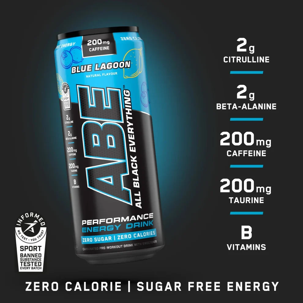 ABE Performance Can 330ml Blue Lagoon