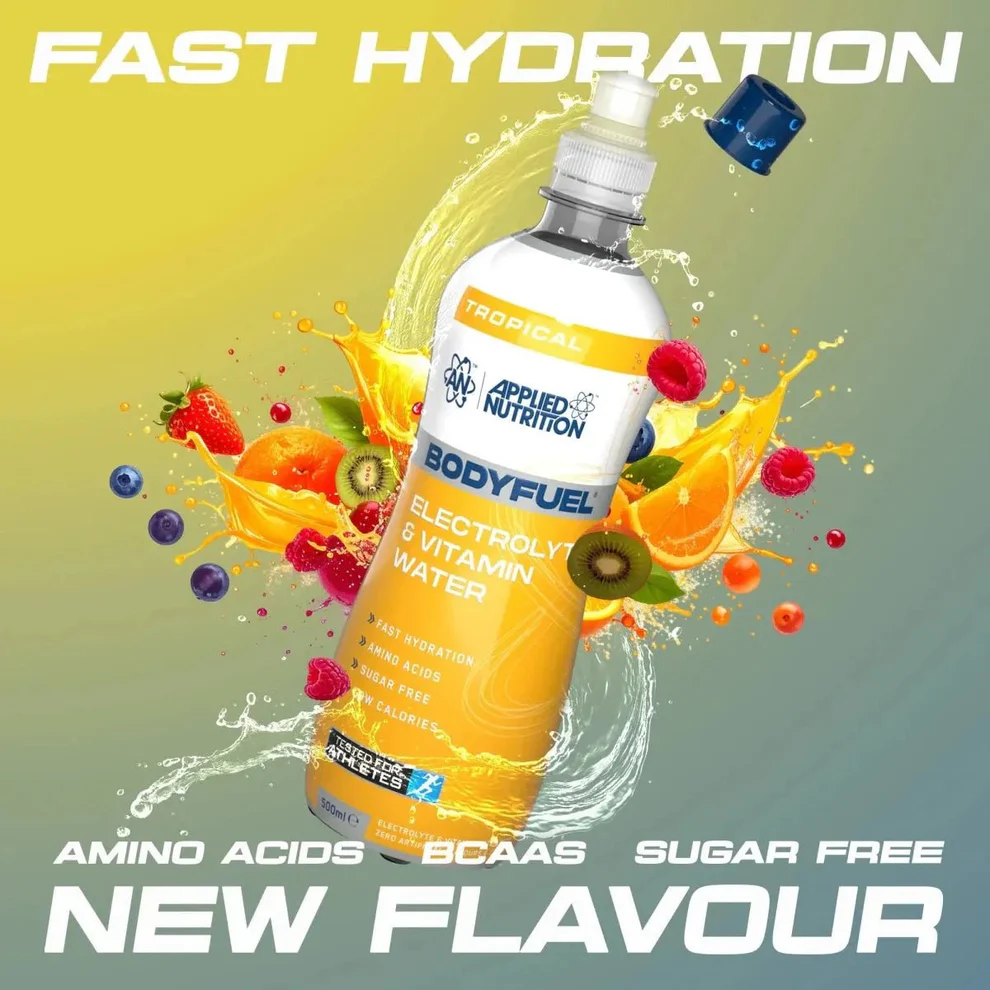 BodyFuel Electrolyte Water 500ml Tropical