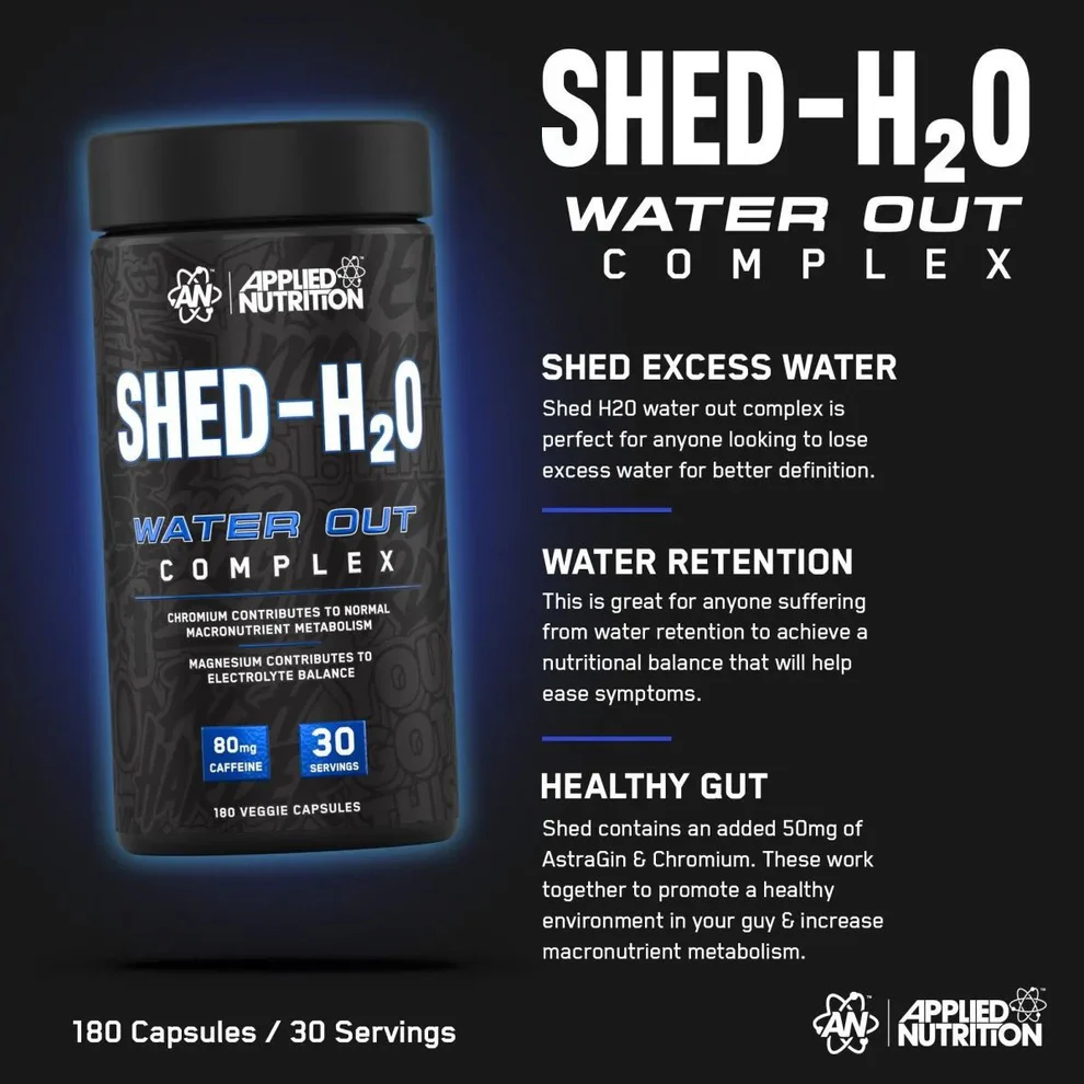 Shed H2O Water Out Complex - 180 V-caps