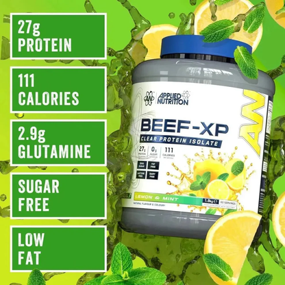 BEEF-XP Beef Protein Isolate 1,8kg Lemon & Mint