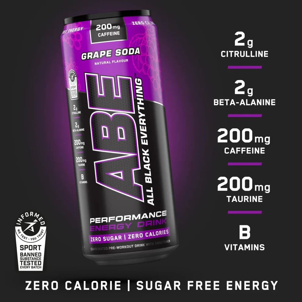 ABE Performance Can 330ml American Grape