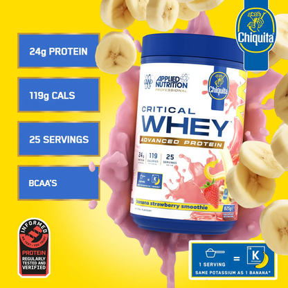 Critical Whey 825g Chiquita Banana & Strawberry