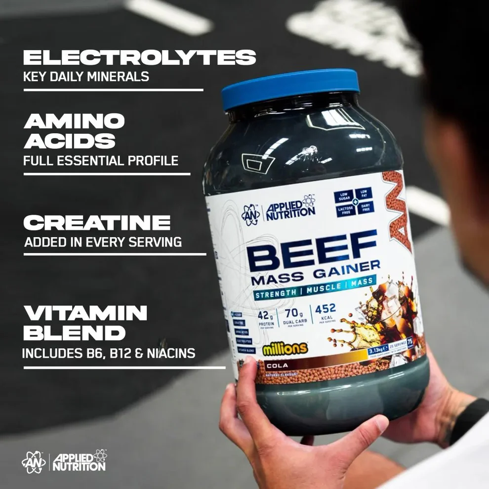 Beef-XP Mass Gainer 3,13 kg Blackcurrant Millions