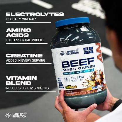 Beef-XP Mass Gainer 3,13 kg Blackcurrant Millions