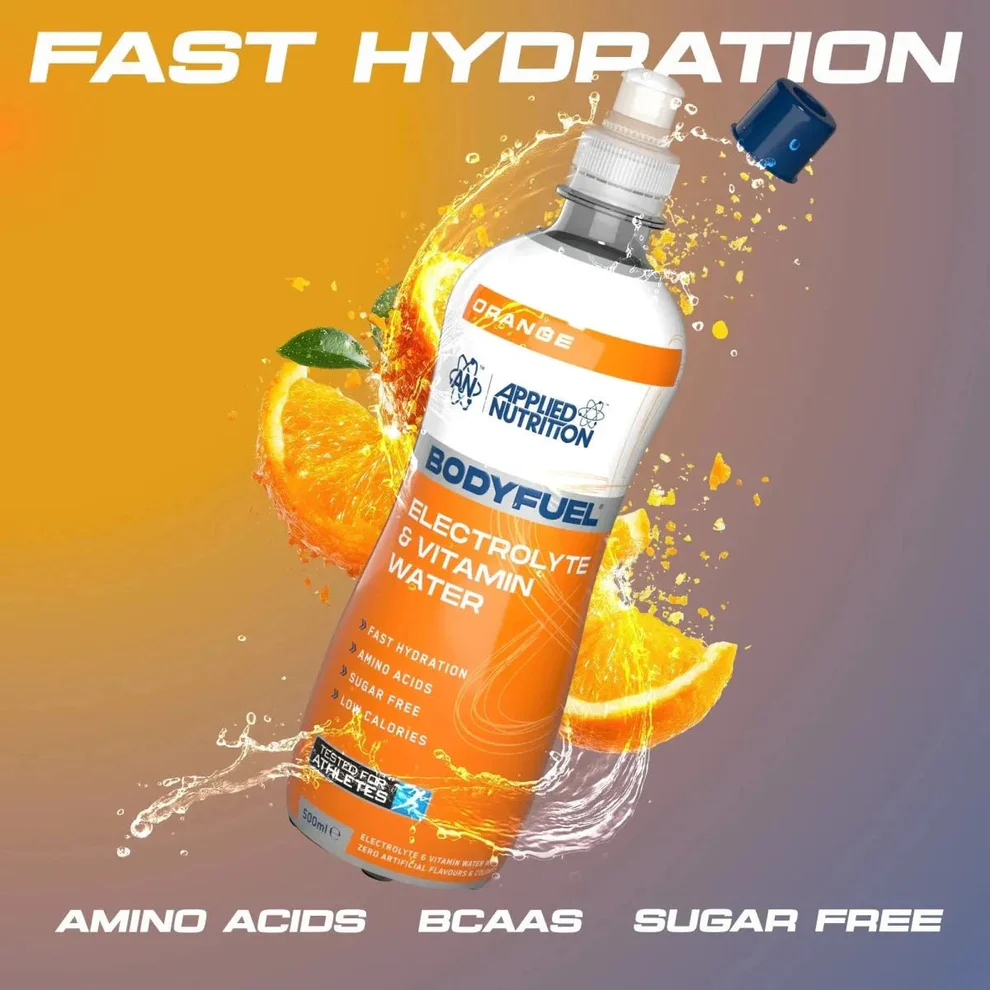 BodyFuel Electrolyte Water 500ml Orange