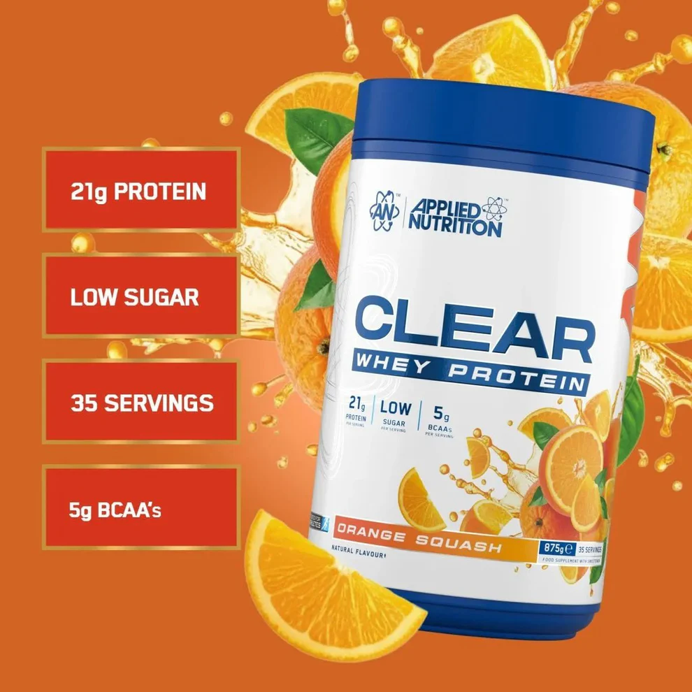 Clear Whey Protein 875g Orange Squash