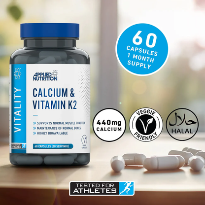 Calcium + K2 MK-7 Vitality - 60 V-caps