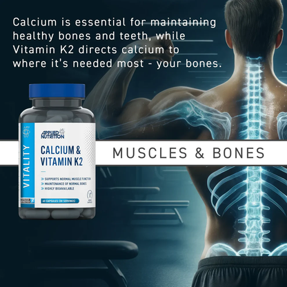 Calcium + K2 MK-7 Vitality - 60 V-caps