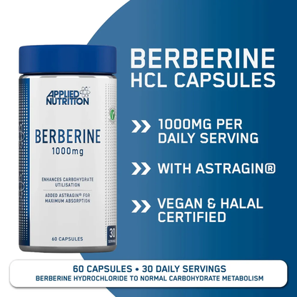 Berberine 1000mg - 60 V-caps