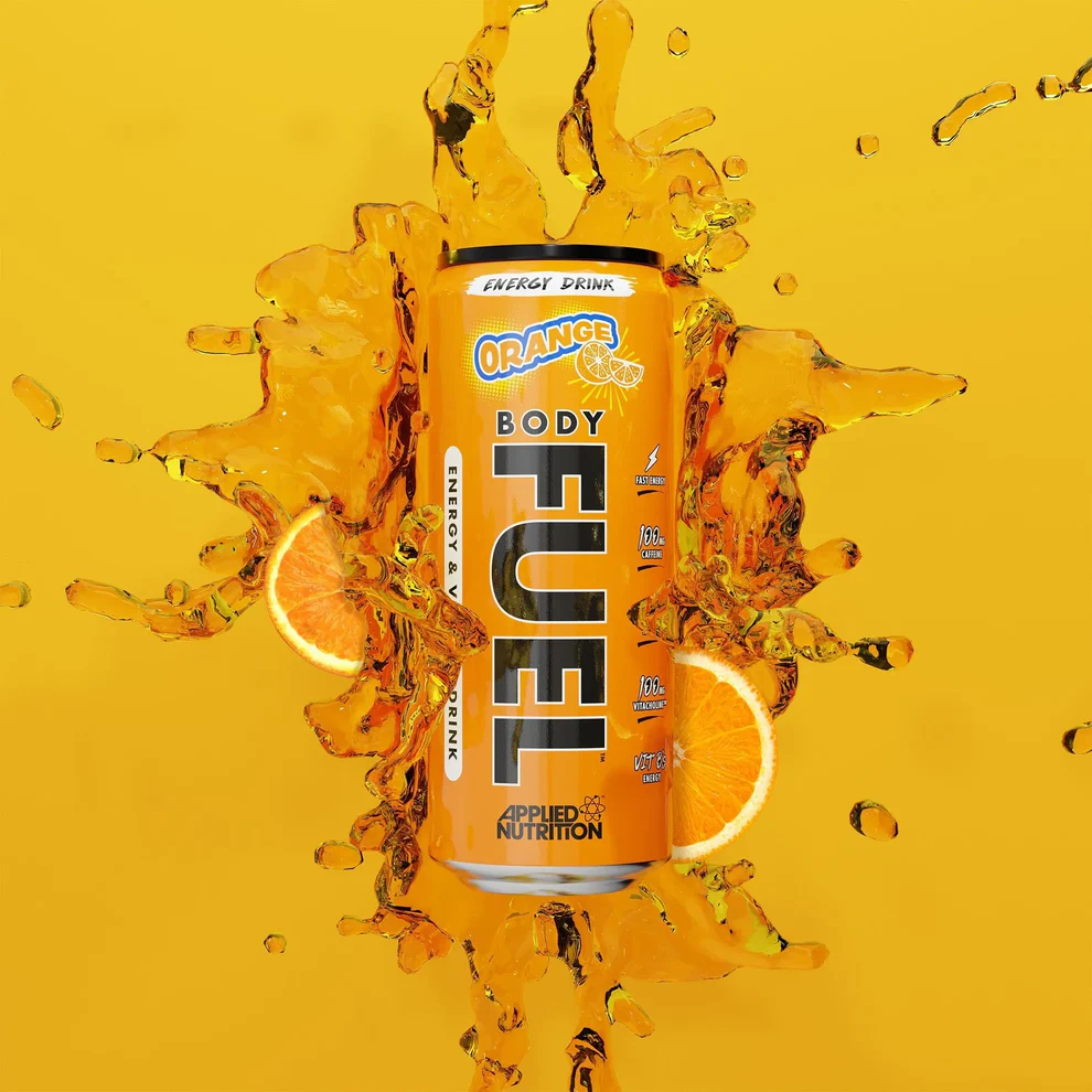 BodyFuel Energy Can 330ml Orange