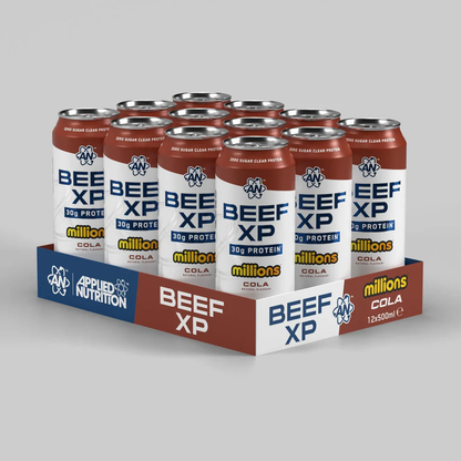BEEF XP Carbonated Protein Drink 500ml Millions Cola
