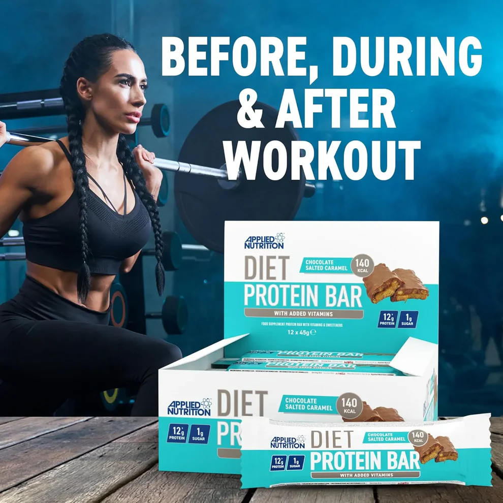 Diet Protein Bar 45g Milk Chocolate Salted Caramel
