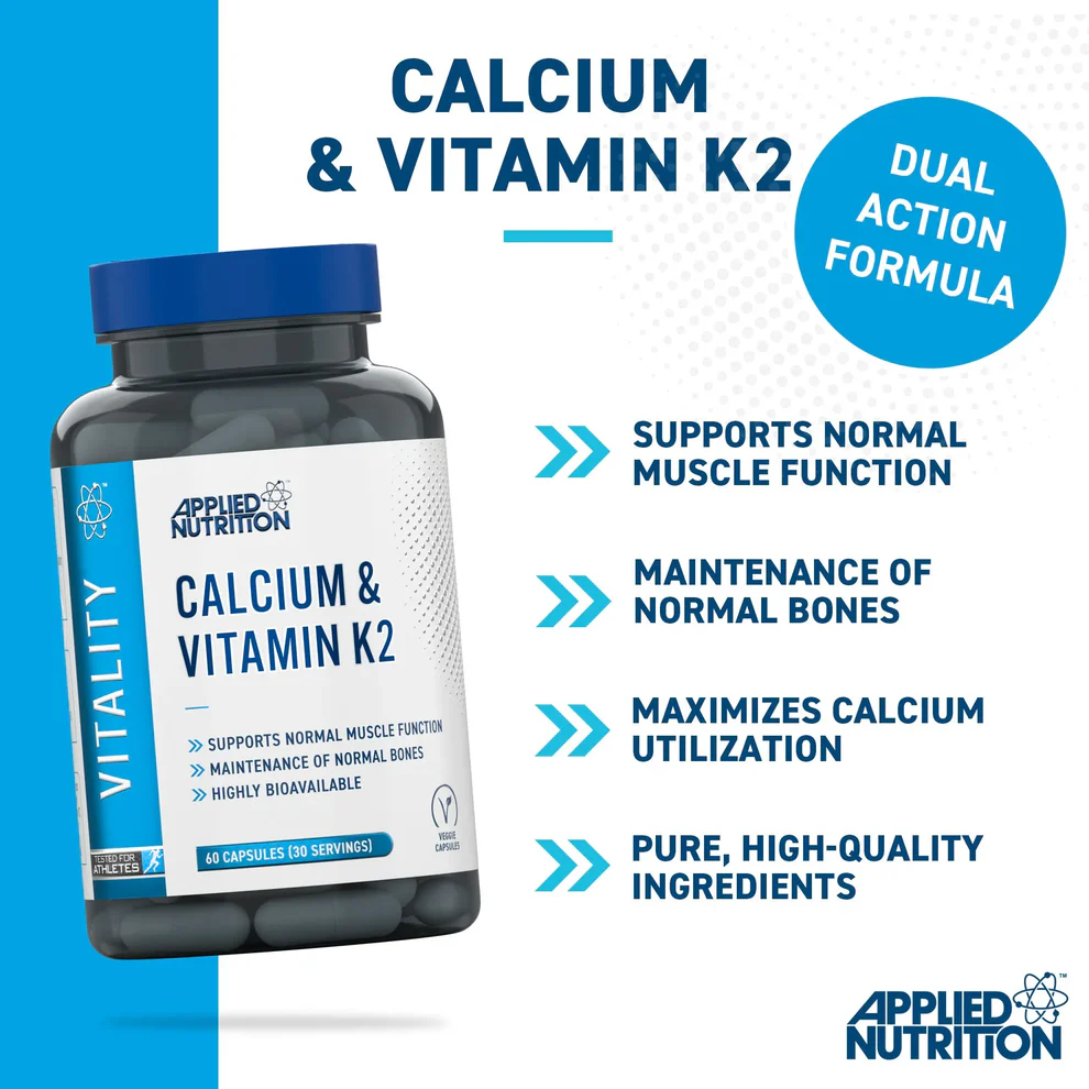 Calcium + K2 MK-7 Vitality - 60 V-caps