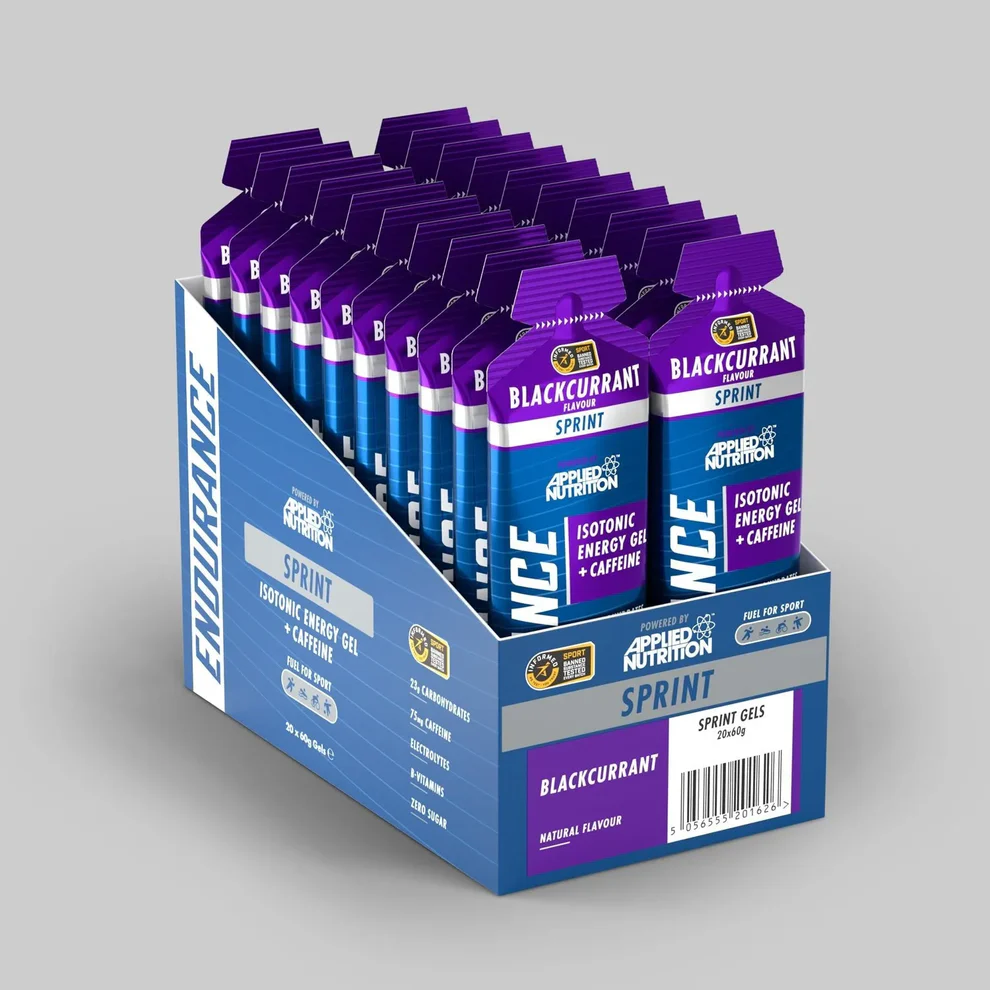 Sprint Isotonic Energy Gel + Caffeine 60g Blackcurrant