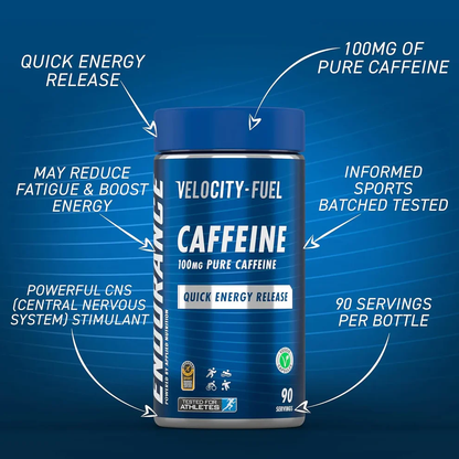 Caffeine Capsules 100mg 90 capsules