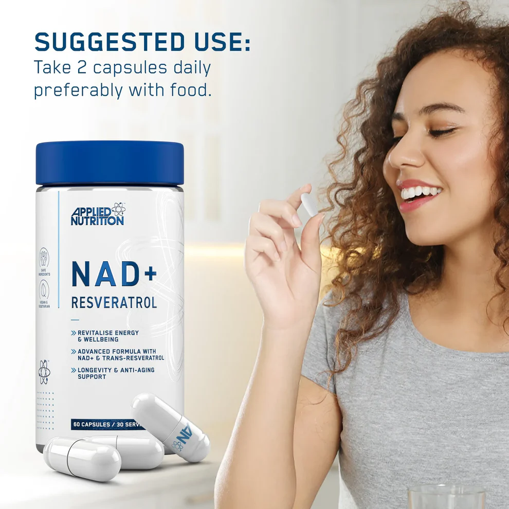NAD+ Resveratrol - 60 V-caps