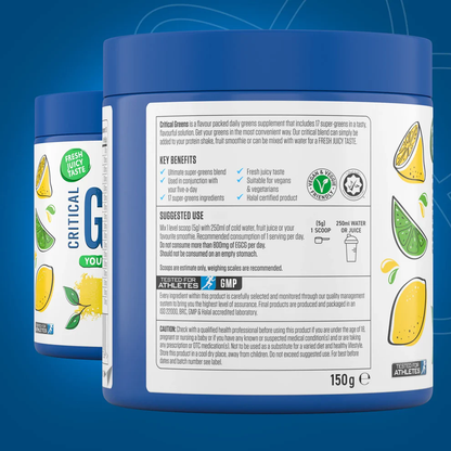 Critical Greens 150g Lemon & Lime