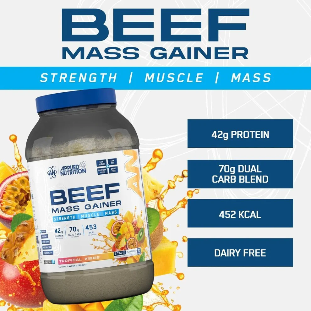 Beef-XP Mass Gainer 3,13 kg Blackcurrant Millions