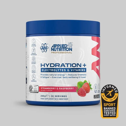 Hydration+ Poeder 240g Strawberry Raspberry