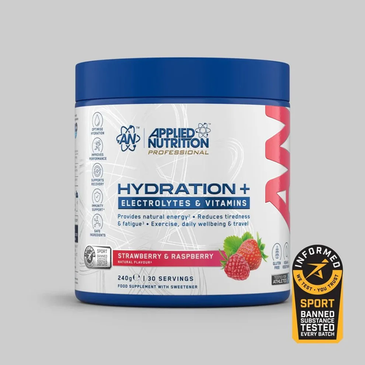 Hydration+ Poeder 240g Strawberry Raspberry