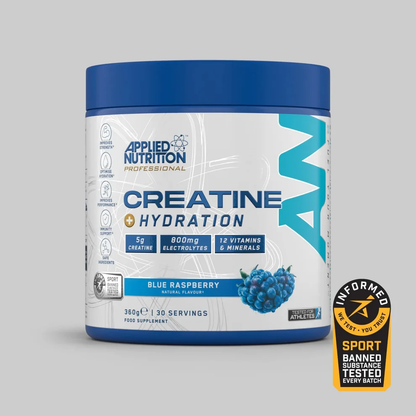 Creatine + Hydration 360 g Blue Raspberry