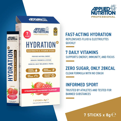 Hydration+ Stick Pack 8g x7 Lemon & Lime