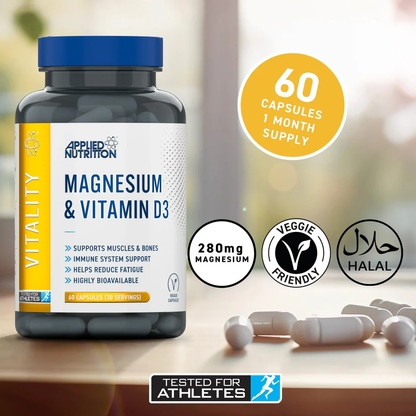 Magnesium + D3 Vitality - 60 V-caps