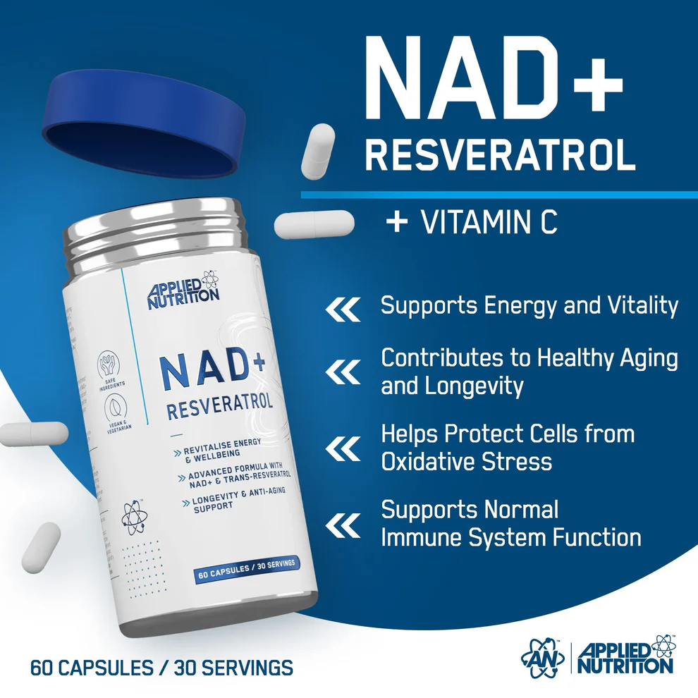 NAD+ Resveratrol - 60 V-caps