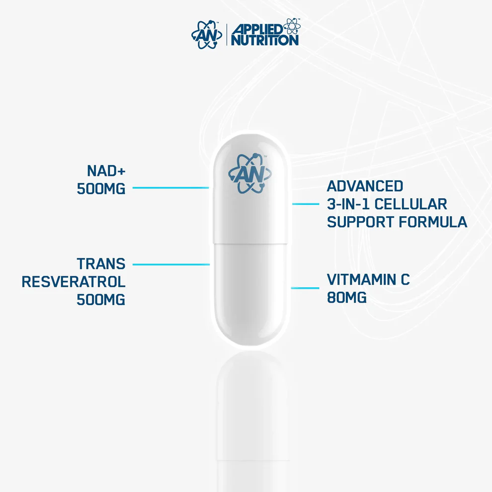 NAD+ Resveratrol - 60 V-caps