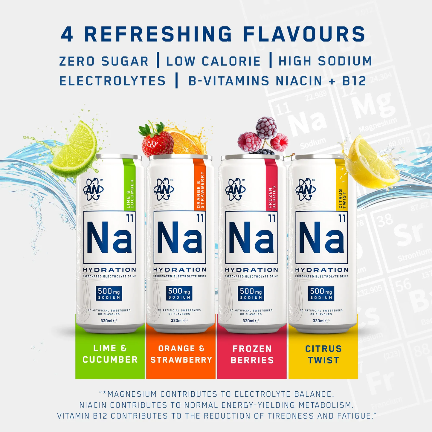 NA-11 Hydration Can 330ml Lime & Cucumber