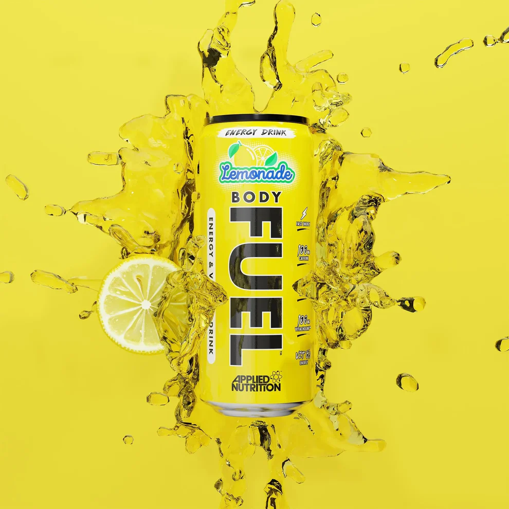 BodyFuel Energy Can 330ml Lemonade