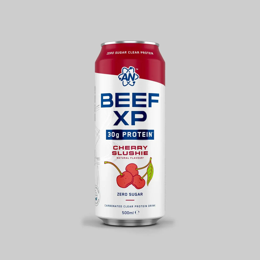 BEEF XP Carbonated Protein Drink 500ml Cherry Slushie