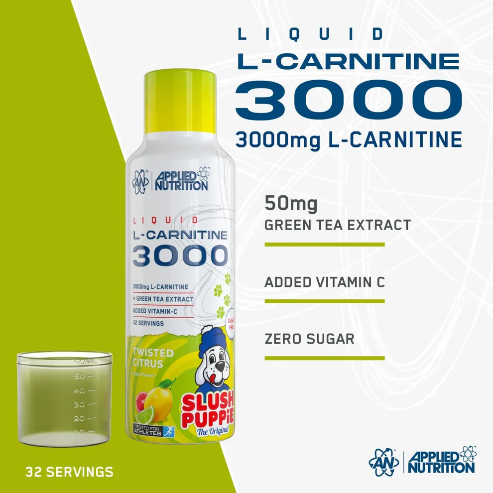 L-Carnitine 3000 Liquid 480 ml Slush Puppie Twisted Citrus
