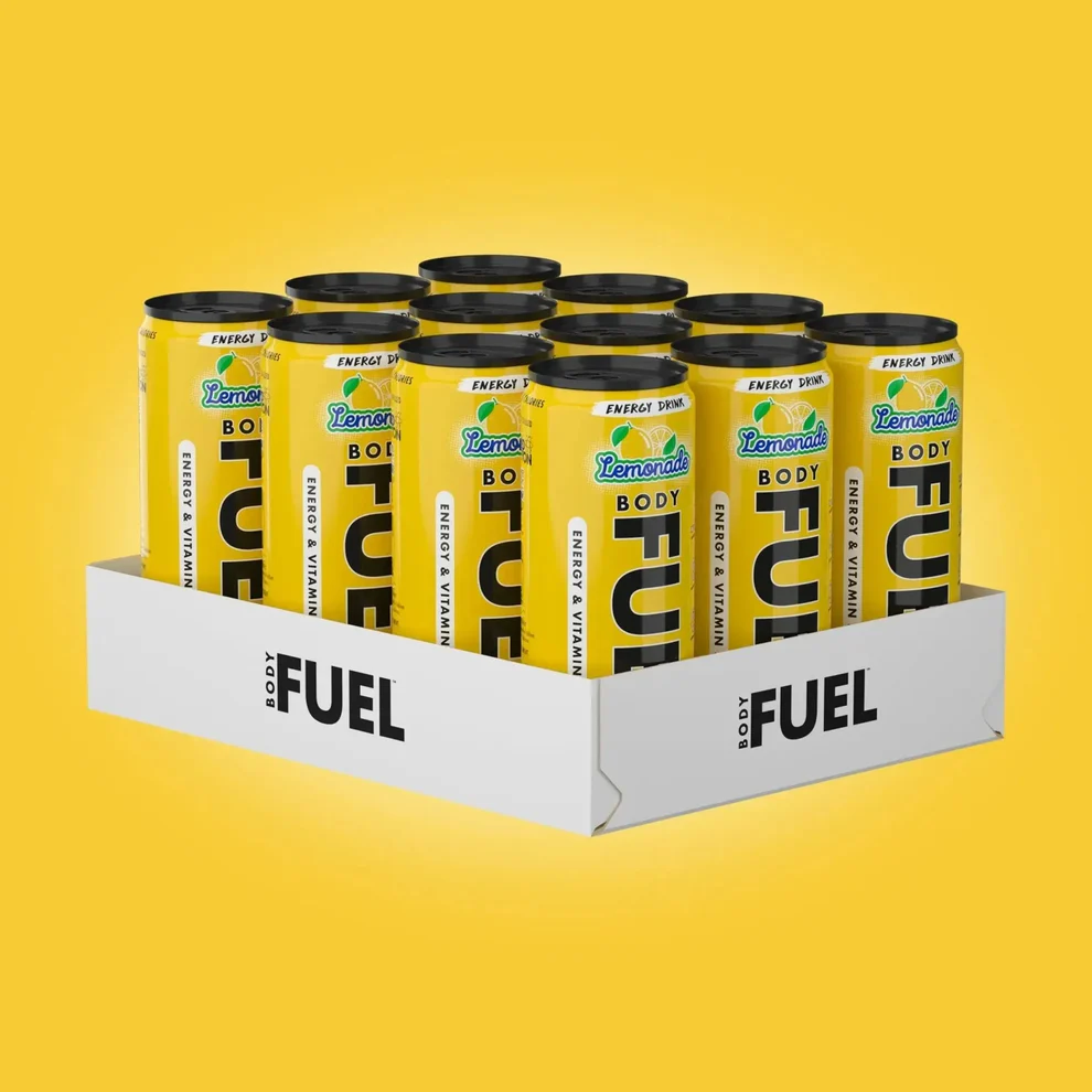 BodyFuel Energy Can 330ml Lemonade