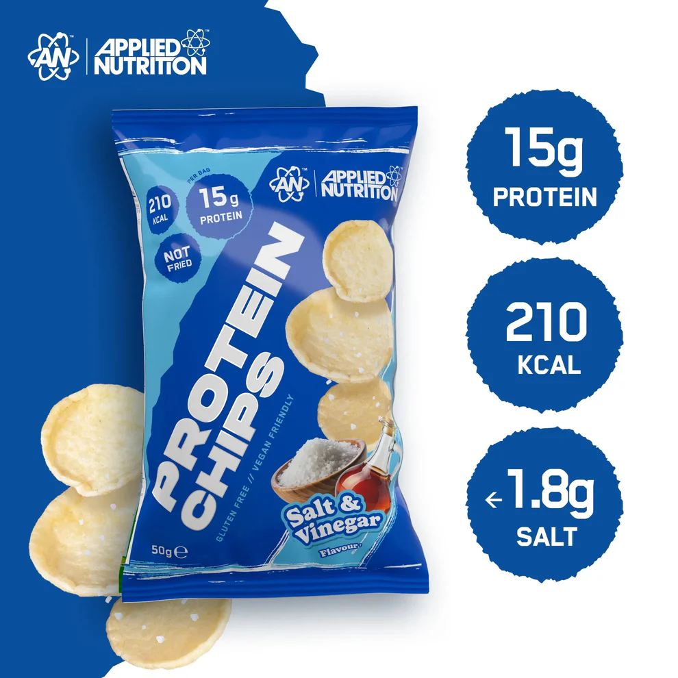 Protein Chips 50g 7-pack Salt & Vinegar
