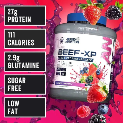 BEEF-XP Beef Protein Isolate 1,8kg Mixed Berry