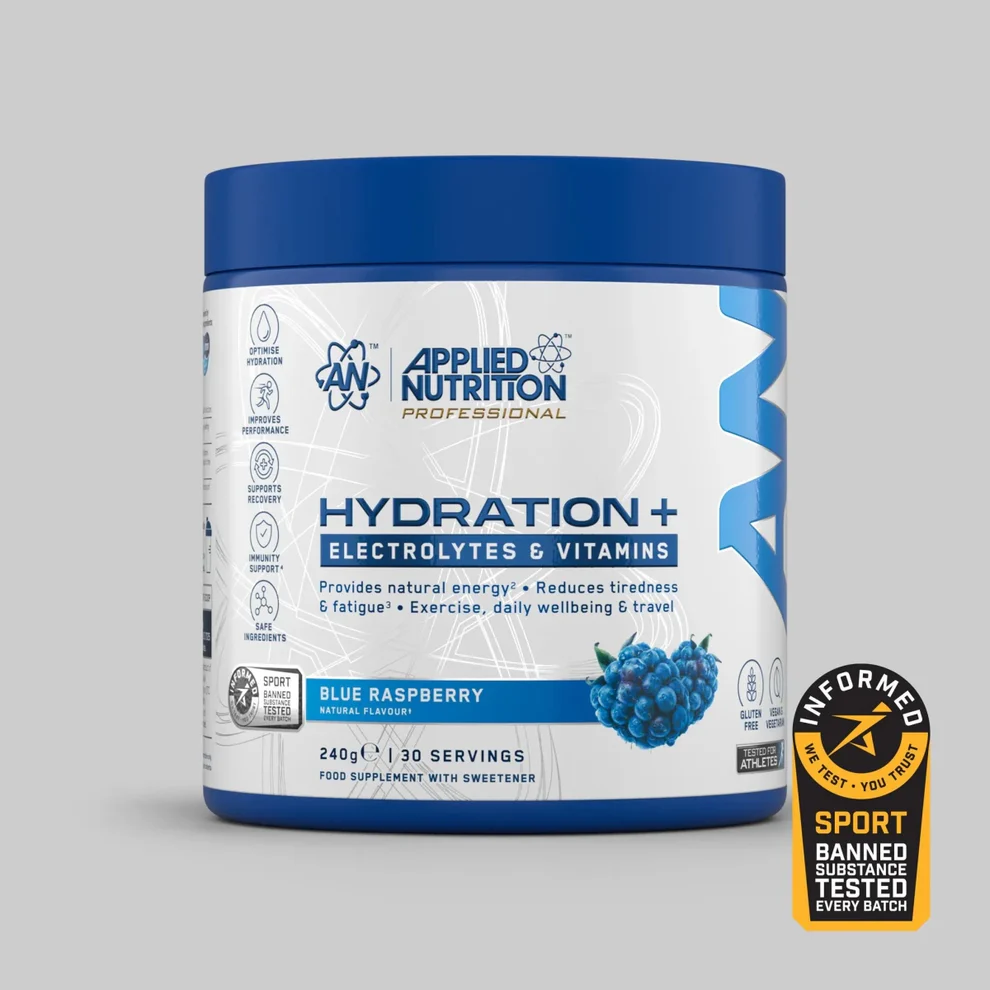 Hydration+ Poeder 240g Blue Raspberry
