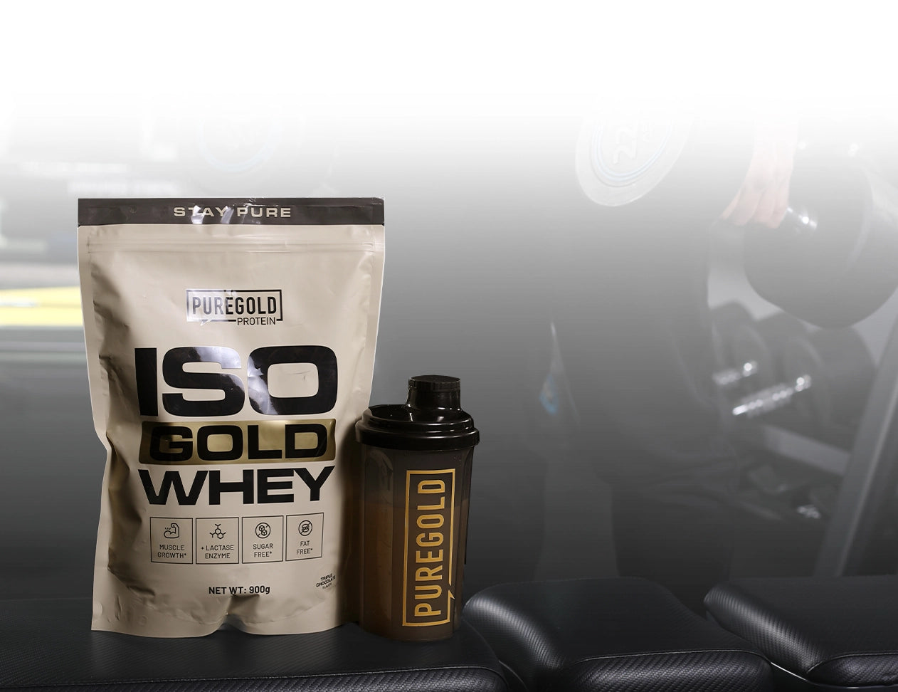PureGold Iso Whey Gold Triple Chocolate – 2000 g whey isolate, eiwit + enzymen