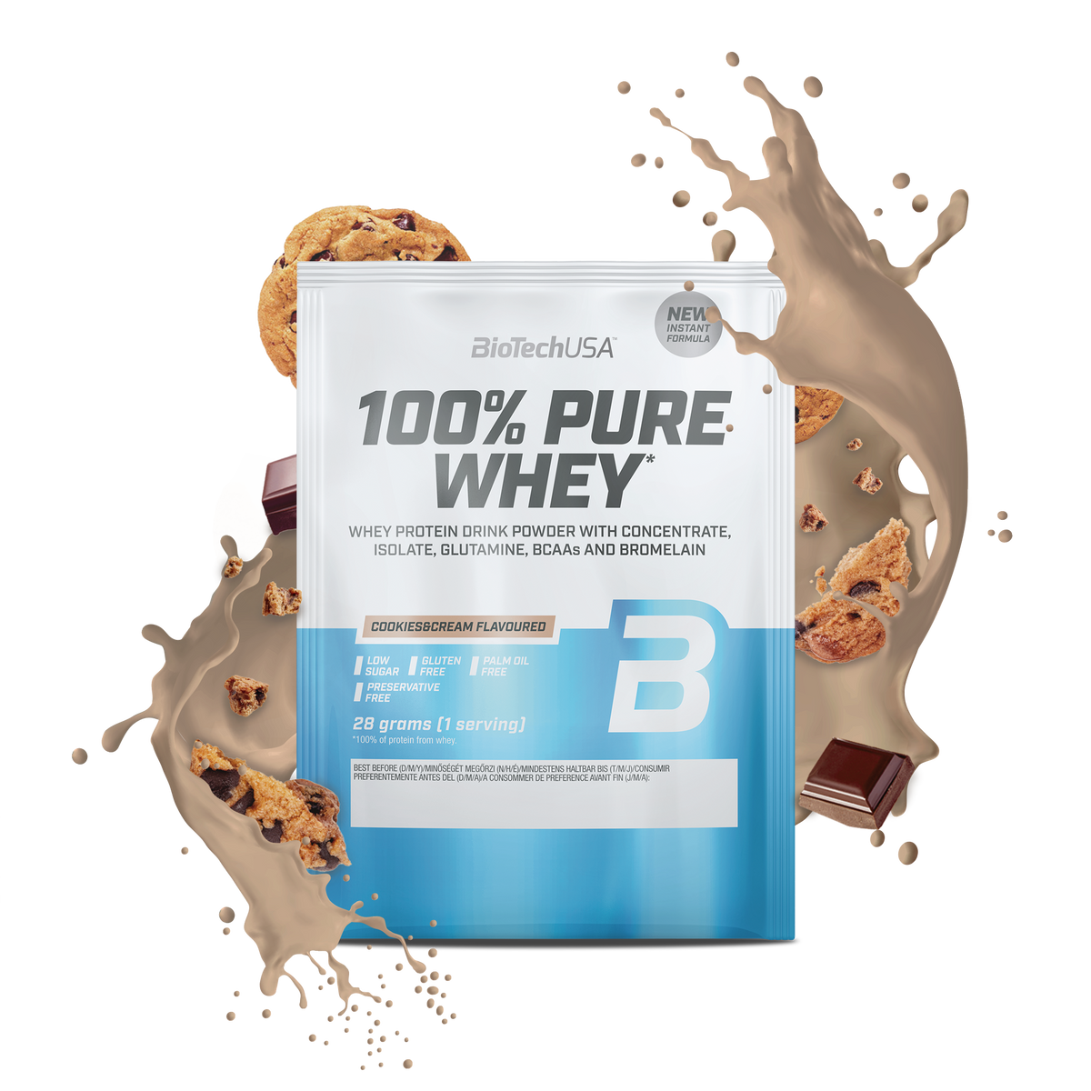 100% Pure Whey 28g sachet Cookies & Cream